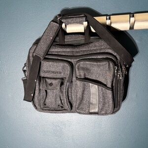 Quiksilver Dark Gray Messenger Laptop Bag